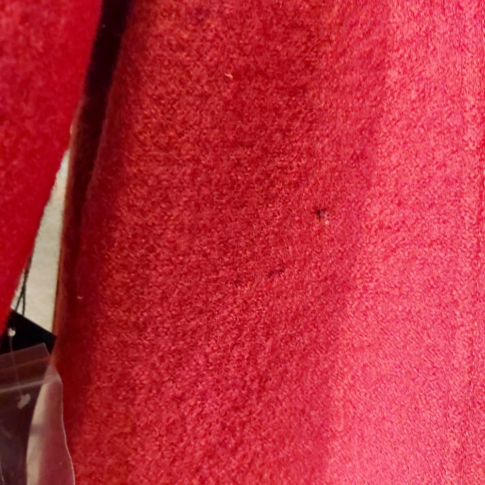 Covelo red wool Casbah coat, size XL, NWT (flaws) - Picture 14 of 14
